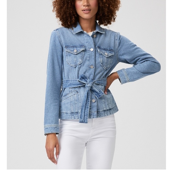 Paige Kimber Belt Denim Shacket - Catrin - Picture 10 of 10